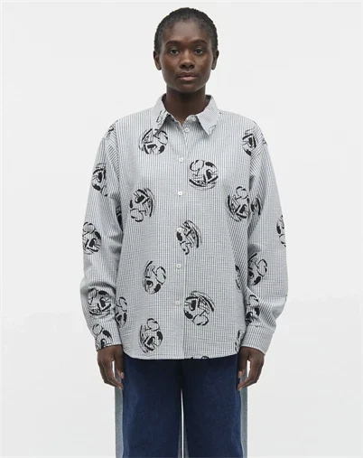 Mads Nørgaard - Crelly Skjorte - Vintage Indigo